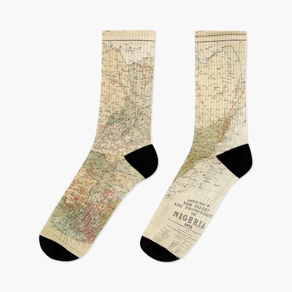 Item preview, Map of Nigeria (1932) designed and sold by allhistory.