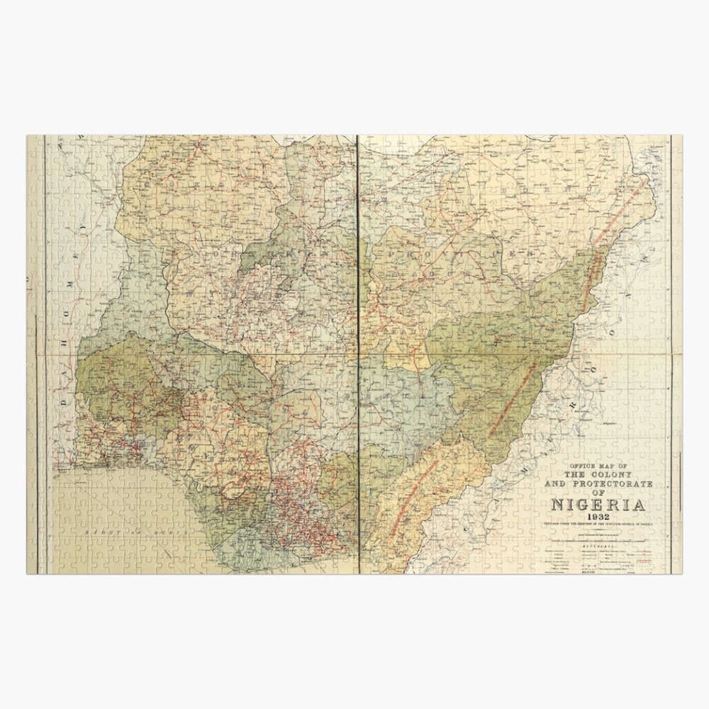 Map of Nigeria (1932)