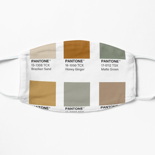 Nudes Pantone Color Swatch Pack Mask By Jadeillustrates Redbubble