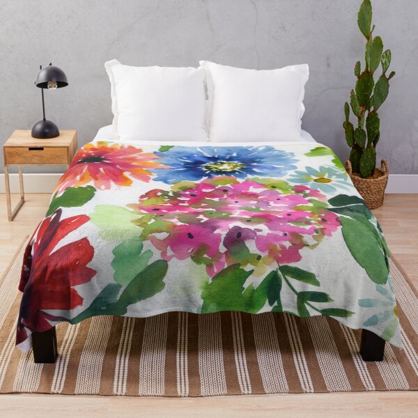 Item preview, hydrangeas and dahlias designed and sold by kosarandrea.