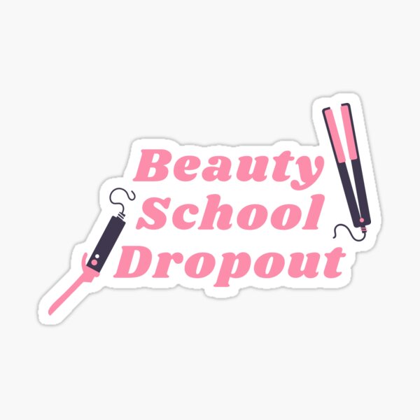 Vista previa del artículo con la obra «Grasa para deserción escolar de belleza», diseñado y vendido por popsology.