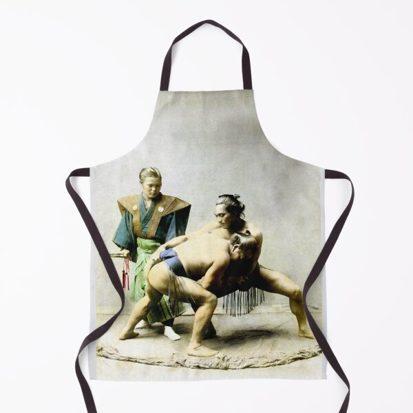 Item preview, 19th C. Japanese Sumo Wrestlers designed and sold by retrophotoworks.