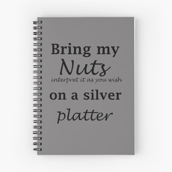 Item preview, Funny Nuts On A Silver Platter designed and sold by FarzT.