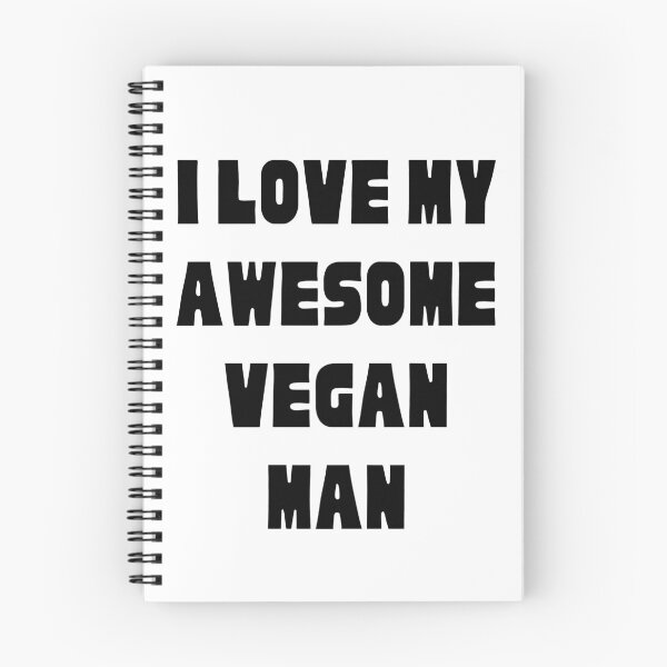 Item preview, I Love My Awesome Vegan Man, Vegan Couples designed and sold by WhimsicaliTee.