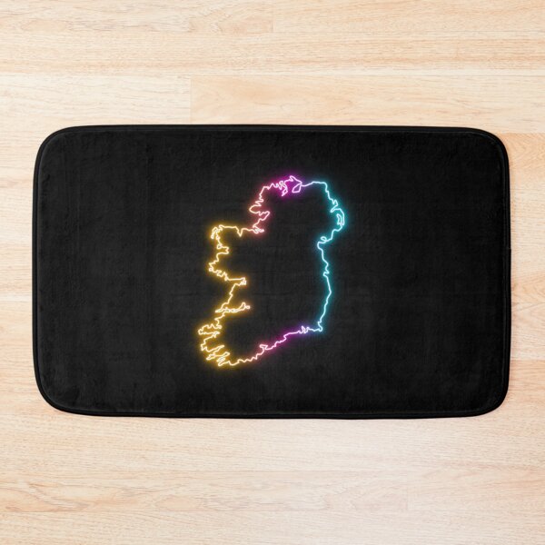 Item preview, Ireland Neon Outline - Retrowave Multicolor Glow designed and sold by dylanxh.