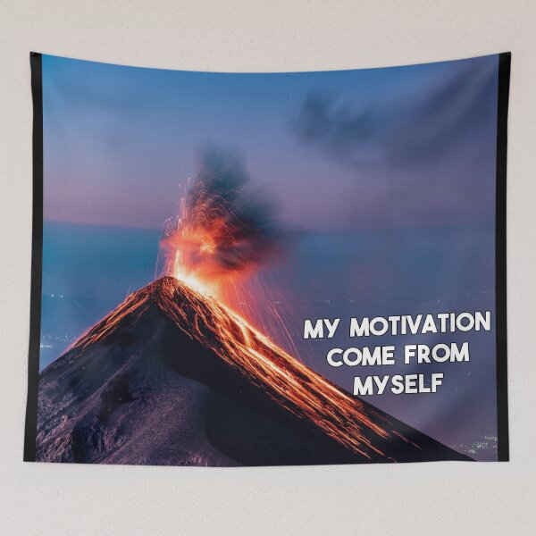 Item preview, Inspirational Quote Volcano Design designed and sold by BestBash.