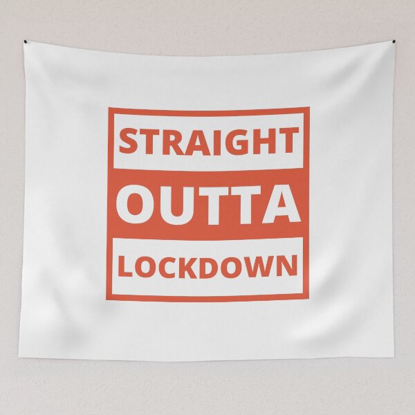 Item preview, Straight Outta Lockdown Squire Text Design designed and sold by Web CreationsNL.