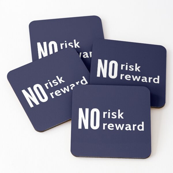 Item preview, Crypto - Bitcoin No Risk No Reward designed and sold by AeroAstro.