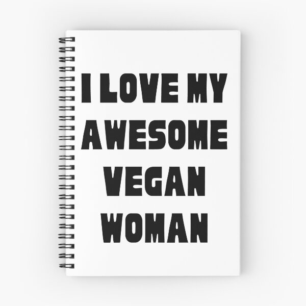 Item preview, I Love My Awesome Vegan Woman, Vegan Couples designed and sold by WhimsicaliTee.