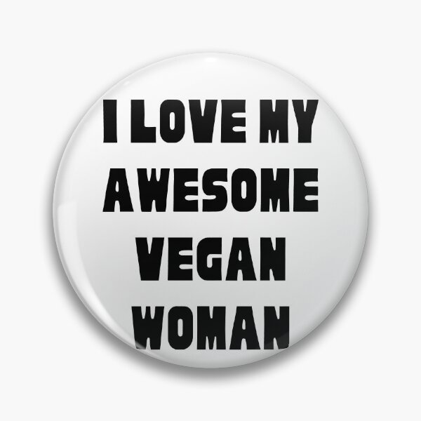 Item preview, I Love My Awesome Vegan Woman, Vegan Couples designed and sold by WhimsicaliTee.
