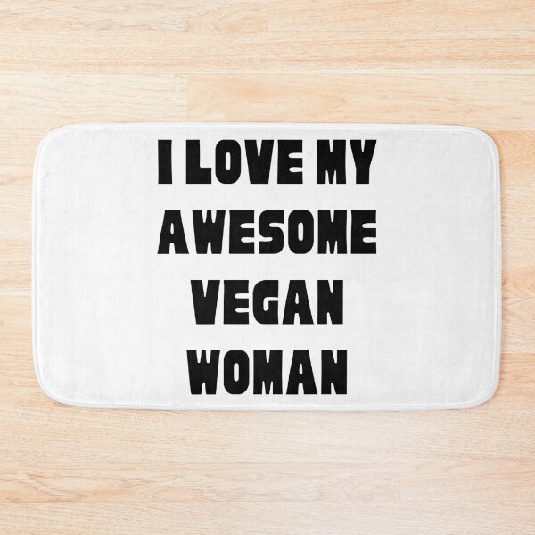 Item preview, I Love My Awesome Vegan Woman, Vegan Couples designed and sold by WhimsicaliTee.