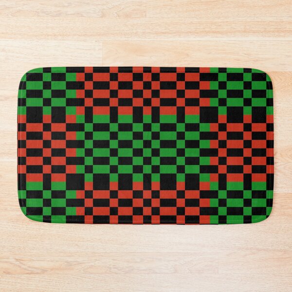 Item preview, Snake Scales Python Snakeskin Pixel Red Green and Black Designs Camouflage Repeating Retro Vintage Patterns designed and sold by TeachUrb.