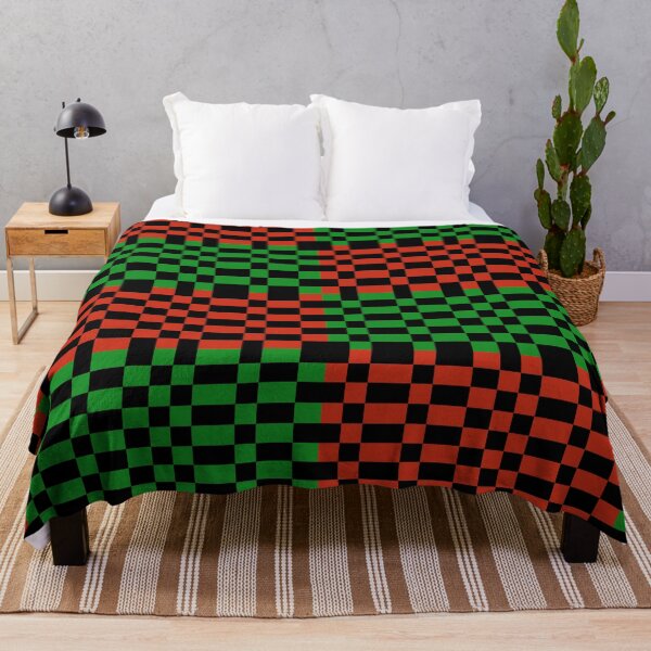 Item preview, Snake Scales Python Snakeskin Pixel Red Green and Black Designs Camouflage Repeating Retro Vintage Patterns designed and sold by TeachUrb.