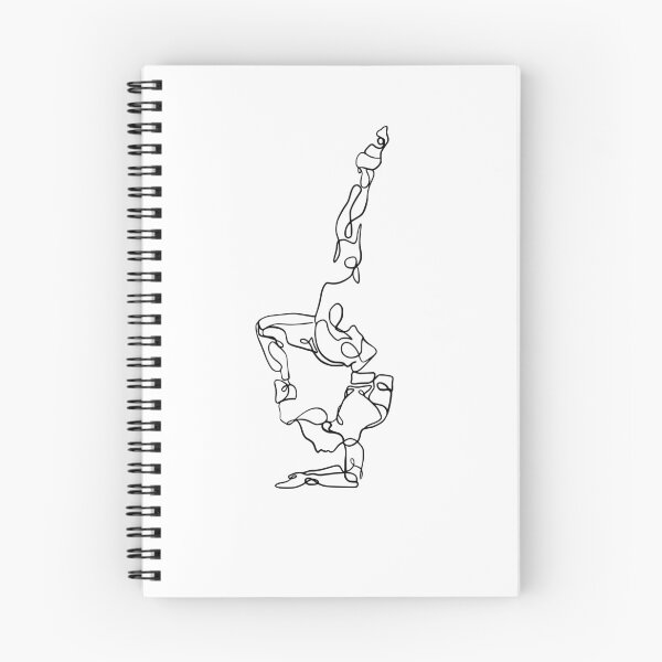 Item preview, Contour Line Yoga-Advance Scorpion Handstand 4 designed and sold by FranksArtWorld.