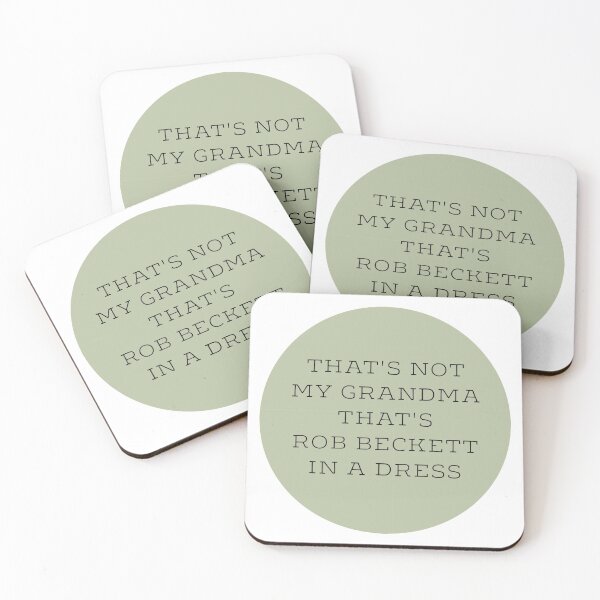 Item preview, Taskmaster: That's not my grandma, that's Rob Beckett in a dress [green circle] designed and sold by bellatierra.