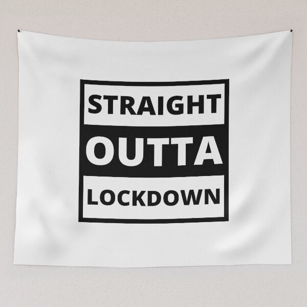 Item preview, Straight Outta Lockdown Squire Text Design designed and sold by Web CreationsNL.