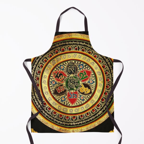 Item preview, Buddhist Mandala Golden OM 37 designed and sold by GuyBlank.