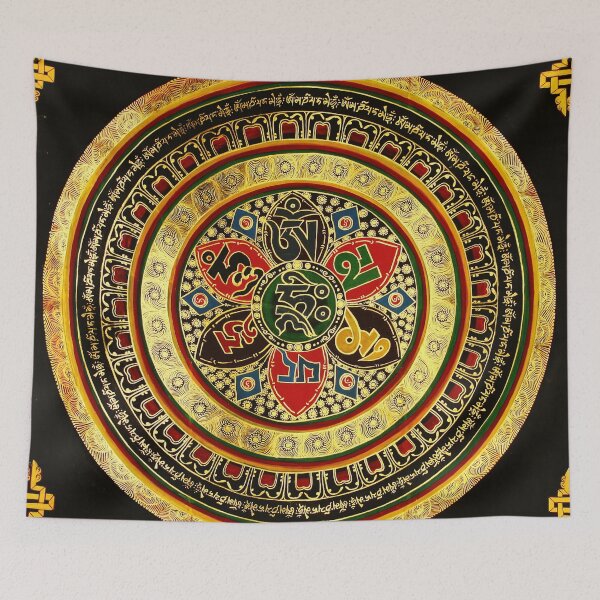 Item preview, Buddhist Mandala Golden OM  37 designed and sold by GuyBlank.