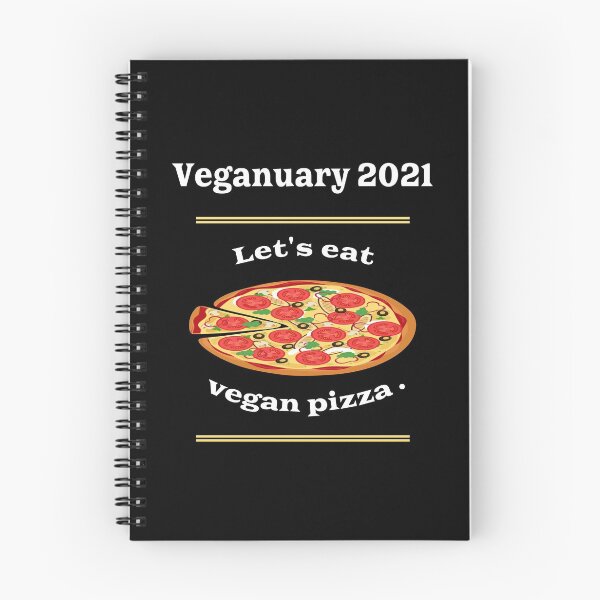 Item preview, Veganuary, let's eat pizza vegan. designed and sold by Bodino.