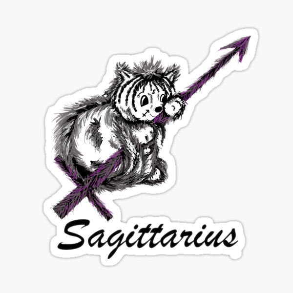 Sagittarius ZodieCat Sticker