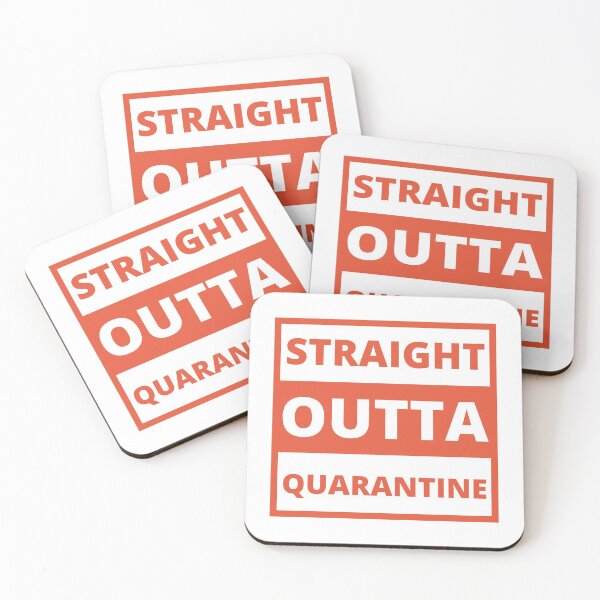 Item preview, Straight Outta Quarantine Red designed and sold by Web CreationsNL.