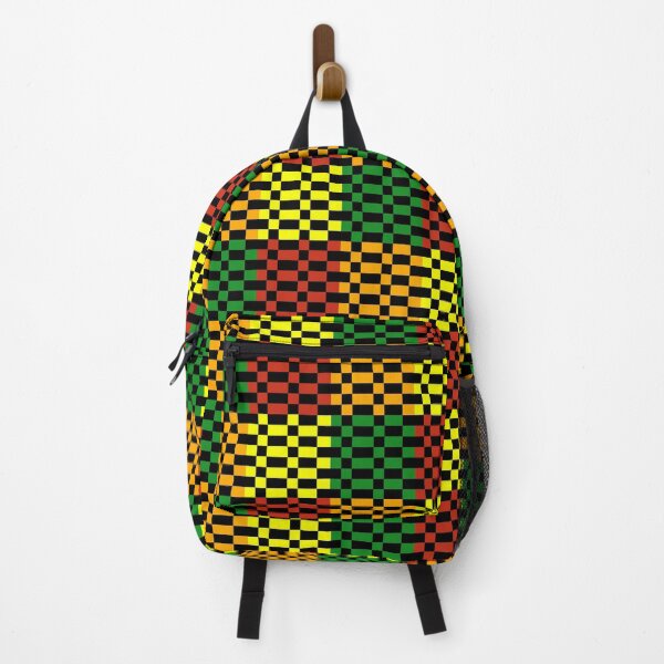 Item preview, 8bit Retro Pixel Red Green Orange Yellow and Black Designs Camouflage Repeating Retro Vintage Patterns designed and sold by TeachUrb.