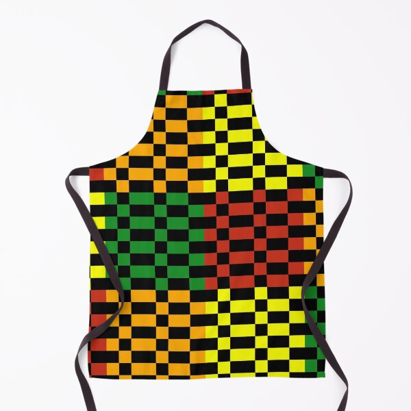 Item preview, 8bit Retro Pixel Red Green Orange Yellow and Black Designs Camouflage Repeating Retro Vintage Patterns designed and sold by TeachUrb.