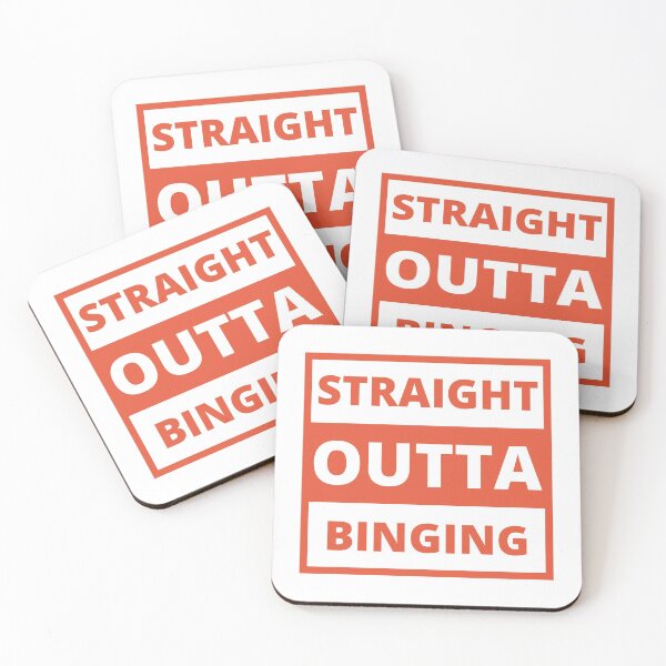 Item preview, Straight Outta Binging Red designed and sold by Web CreationsNL.