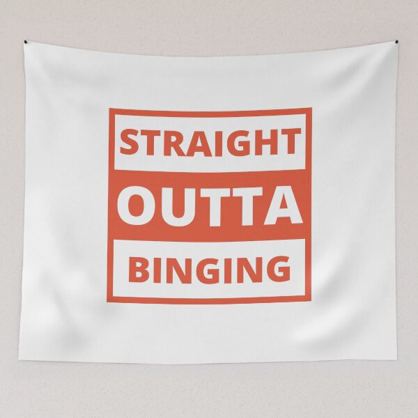 Item preview, Straight Outta Binging Red designed and sold by Web CreationsNL.