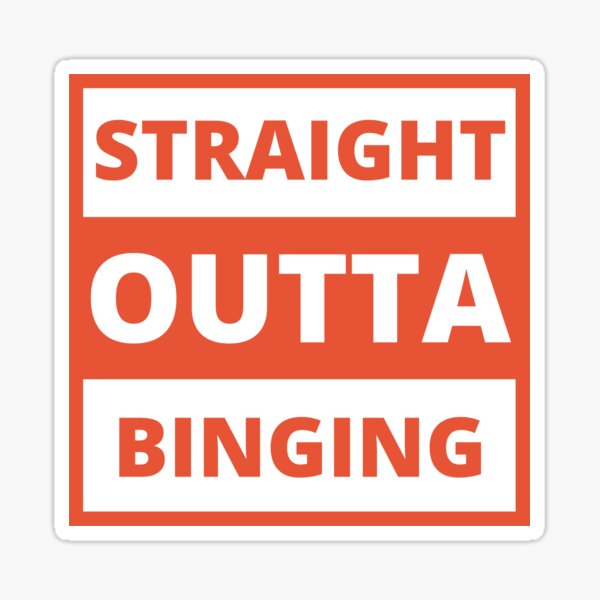 Item preview, Straight Outta Binging Red designed and sold by Web CreationsNL.
