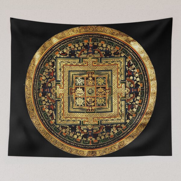 Item preview, Buddhist Mandala Golden OM  38 designed and sold by GuyBlank.