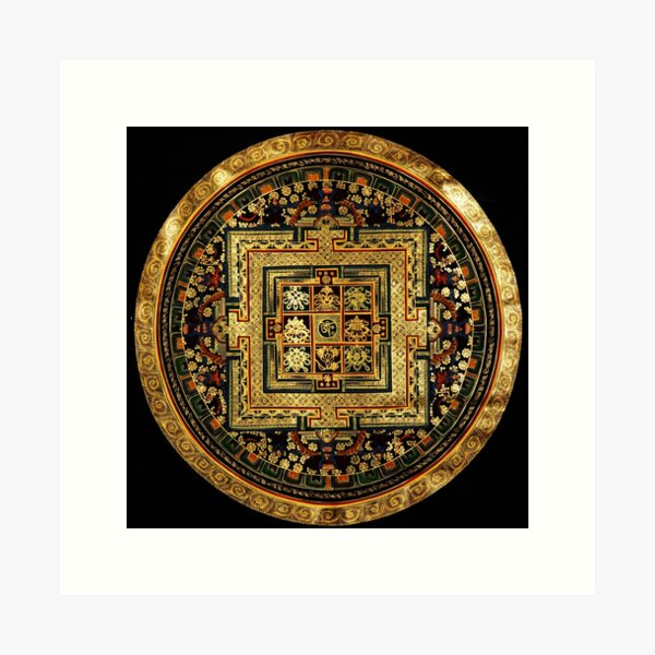Item preview, Buddhist Mandala Golden OM  38 designed and sold by GuyBlank.