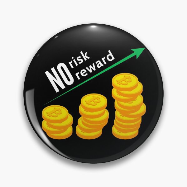 Item preview, Crypto - Bitcoin Growth - No Risk No Reward designed and sold by AeroAstro.