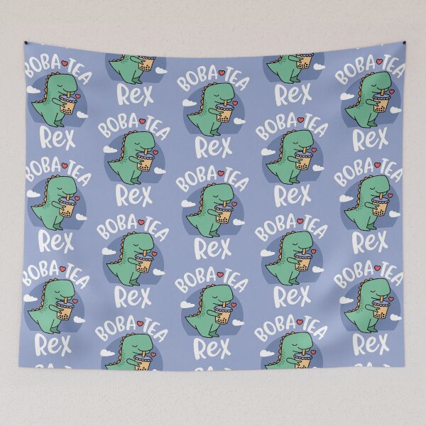 Item preview, Boba Tea Rex - Cute Funny Bubble Tea designed and sold by BobaTeaMe.