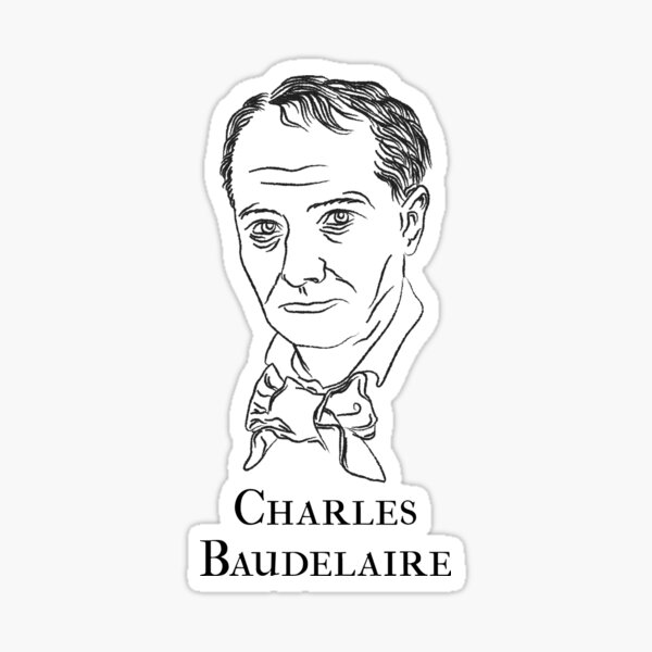 Item preview, Writing with Charles Baudelaire designed and sold by JamesinShirts.