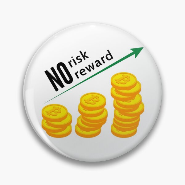 Item preview, Crypto - Bitcoin Growth - No Risk No Reward designed and sold by AeroAstro.