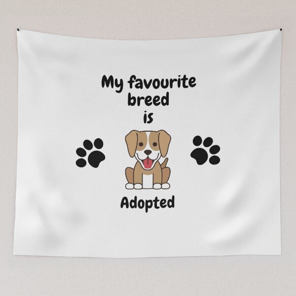 Item preview, My favourite breed is Adopted designed and sold by kocakashop.