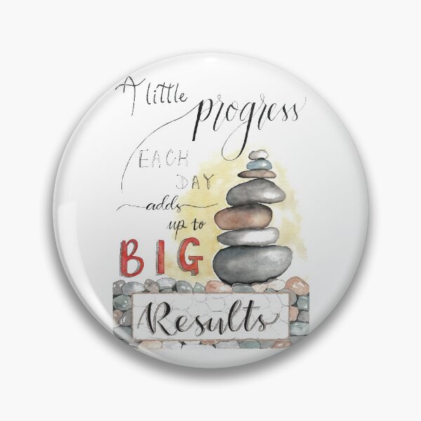 Item preview, A Little Progress Each Day Adds up to Big Results designed and sold by agapedesign.