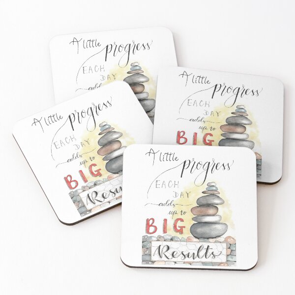 Item preview, A Little Progress Each Day Adds up to Big Results designed and sold by agapedesign.