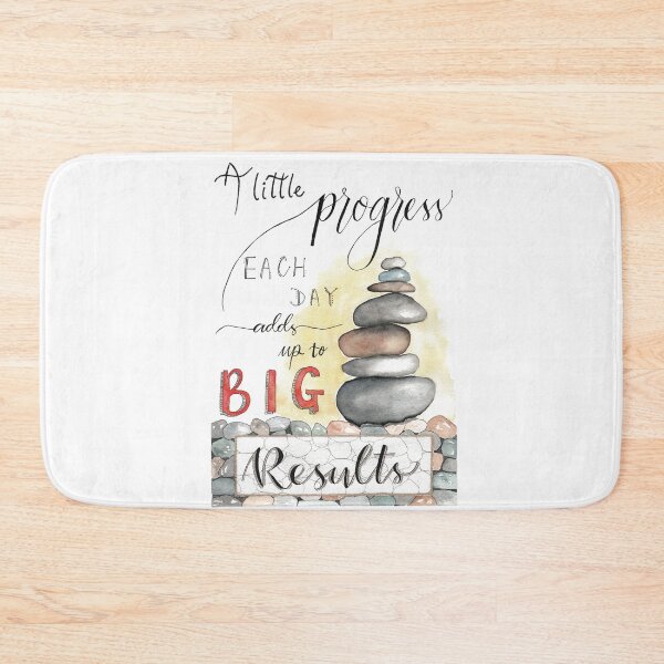 Item preview, A Little Progress Each Day Adds up to Big Results designed and sold by agapedesign.