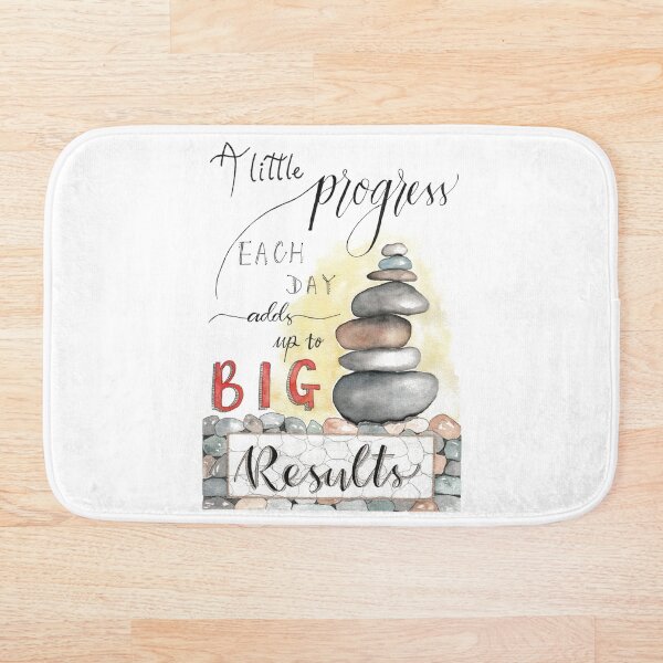 Item preview, A Little Progress Each Day Adds up to Big Results designed and sold by agapedesign.