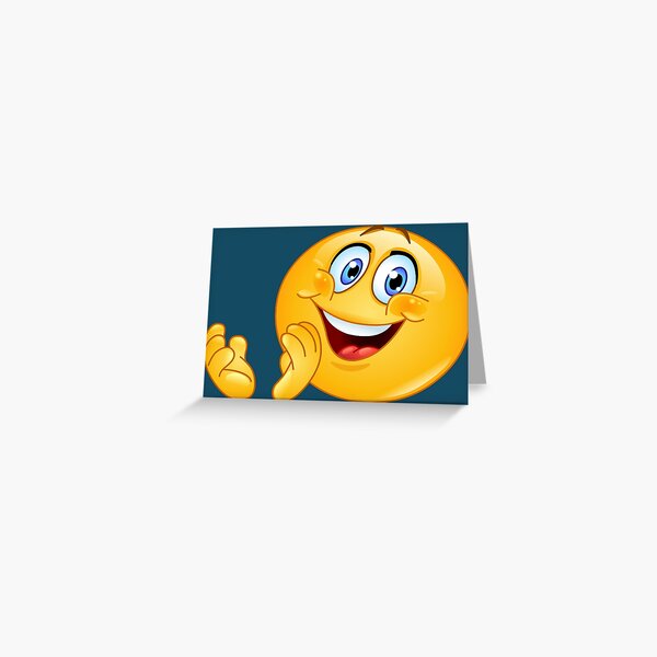 Emoticon Signal Smiley Thumb Emoji | Greeting Card