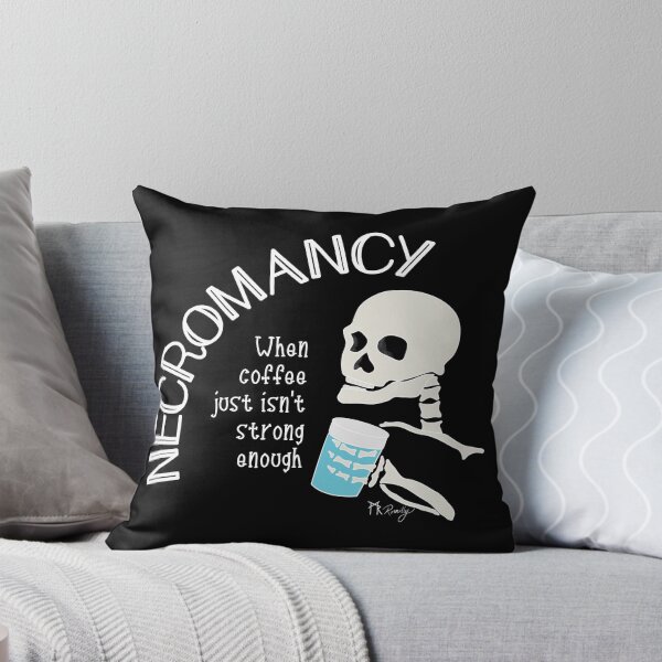 Item preview, Necromancy: When coffee just isn't strong enough for dark backgrounds designed and sold by Deromilly.