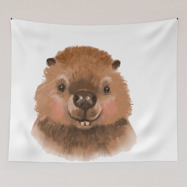 Item preview, beaver art designed and sold by zanbo.