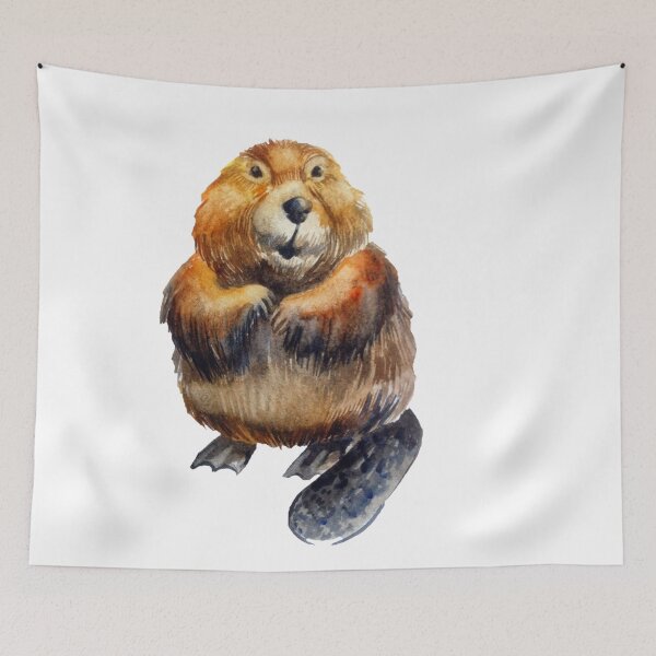 Item preview, beaver art designed and sold by zanbo.