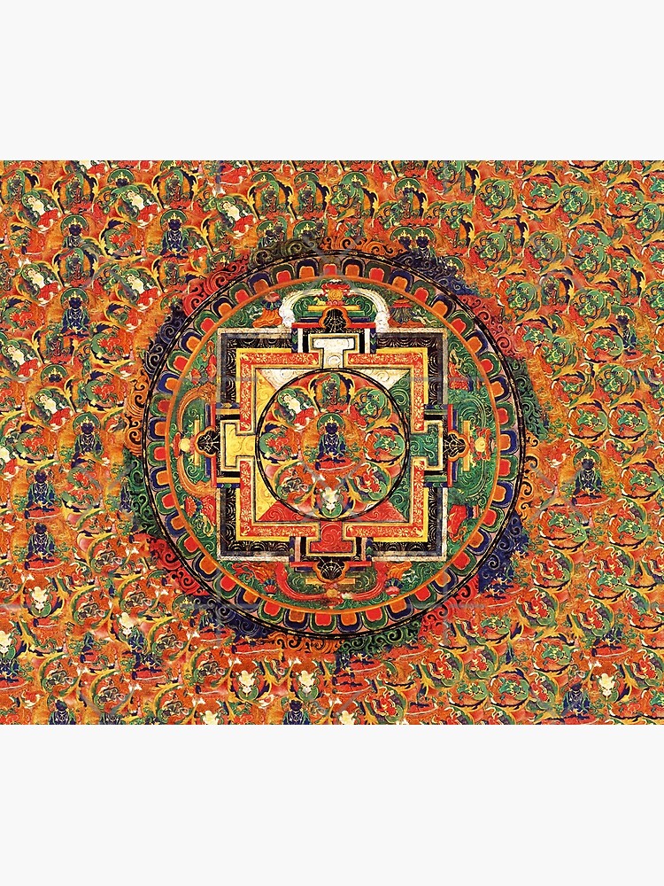 Buddhist Mandala 39 Tapestry for Sale by GuyBlank