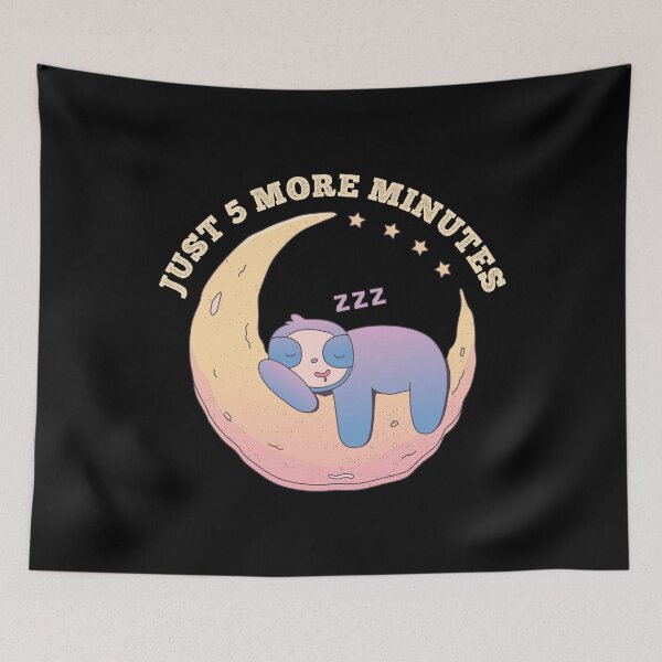 Item preview, Sloth Sleeping Just 5 More Minutes designed and sold by Frosty1489.