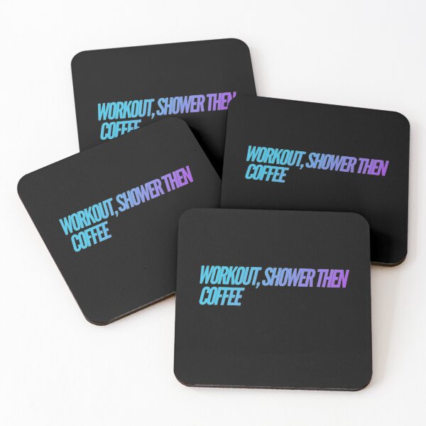 Item preview, Workout Shower then Coffee designed and sold by Cute-Jory-Store.