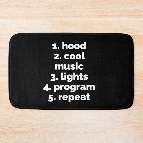 Item preview, hood, cool music, lights program, repeat designed and sold by MoreArt15.
