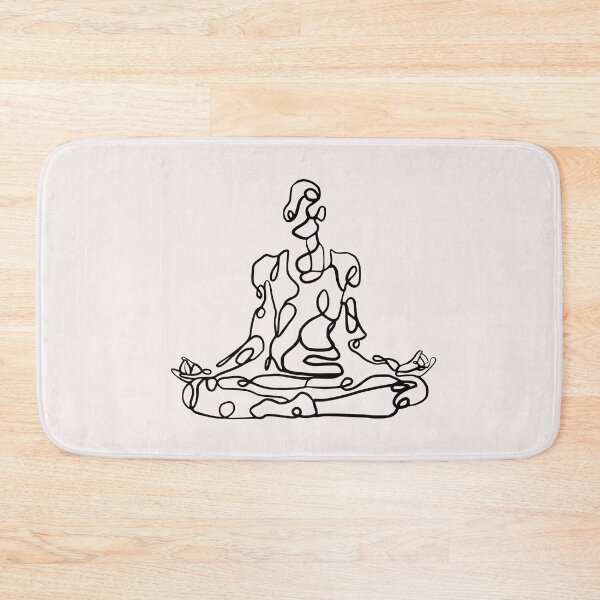 Item preview, Contour Line Yoga-Seated Yoga 4  designed and sold by FranksArtWorld.